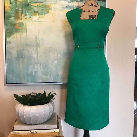 Tahari Dresses & Skirts - Tahari Arthur Levine Green Dress